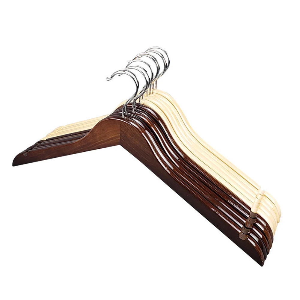 

Домашние вешалки для пальто из массива дерева противоскользящие Прочные Вешалка с гладкой отделкой для шкафа вешалки E2S