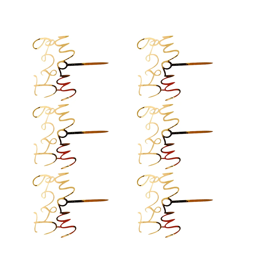 

6PCS Mother's Day Mother's Day Cupcake Decor Mother's Day Cake Plug Picks for Home Evening Mall