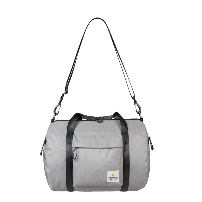 

TETON Sports Canvas Duffel Bag, Luggage for Travel, the Gym and Overnight Getaways, Small, Grey