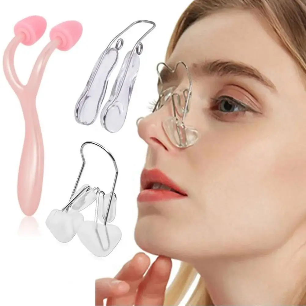

Nose Shaper Clip Nose Up Lifting Shaping Bridge Straightening Slimmer Device Silicone Nose Slimmer No Painful Hurt Beauty Tools
