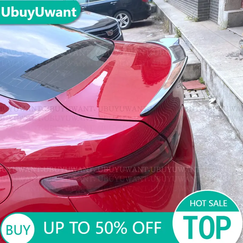 

Спойлер для Alfa Romeo Giulia, спойлер для заднего багажника из углеродного волокна, глянцевая черная отделка, квадролитовый Верде, стиль QV 2015 - UP