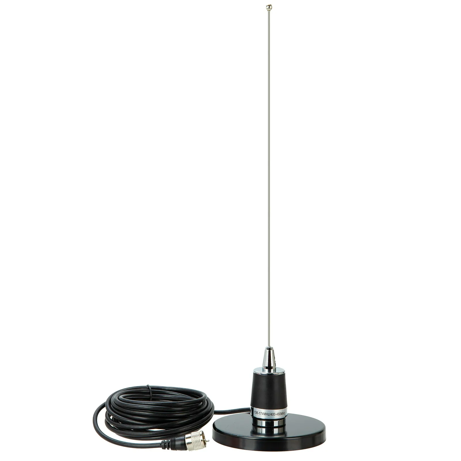 

NMO Antenna with NB-120 12CM NMO Magnetic Mount Base With 5M PL-259 Connector Coaxial RG-58 Cable For QYT TYT Car Mobile Radio