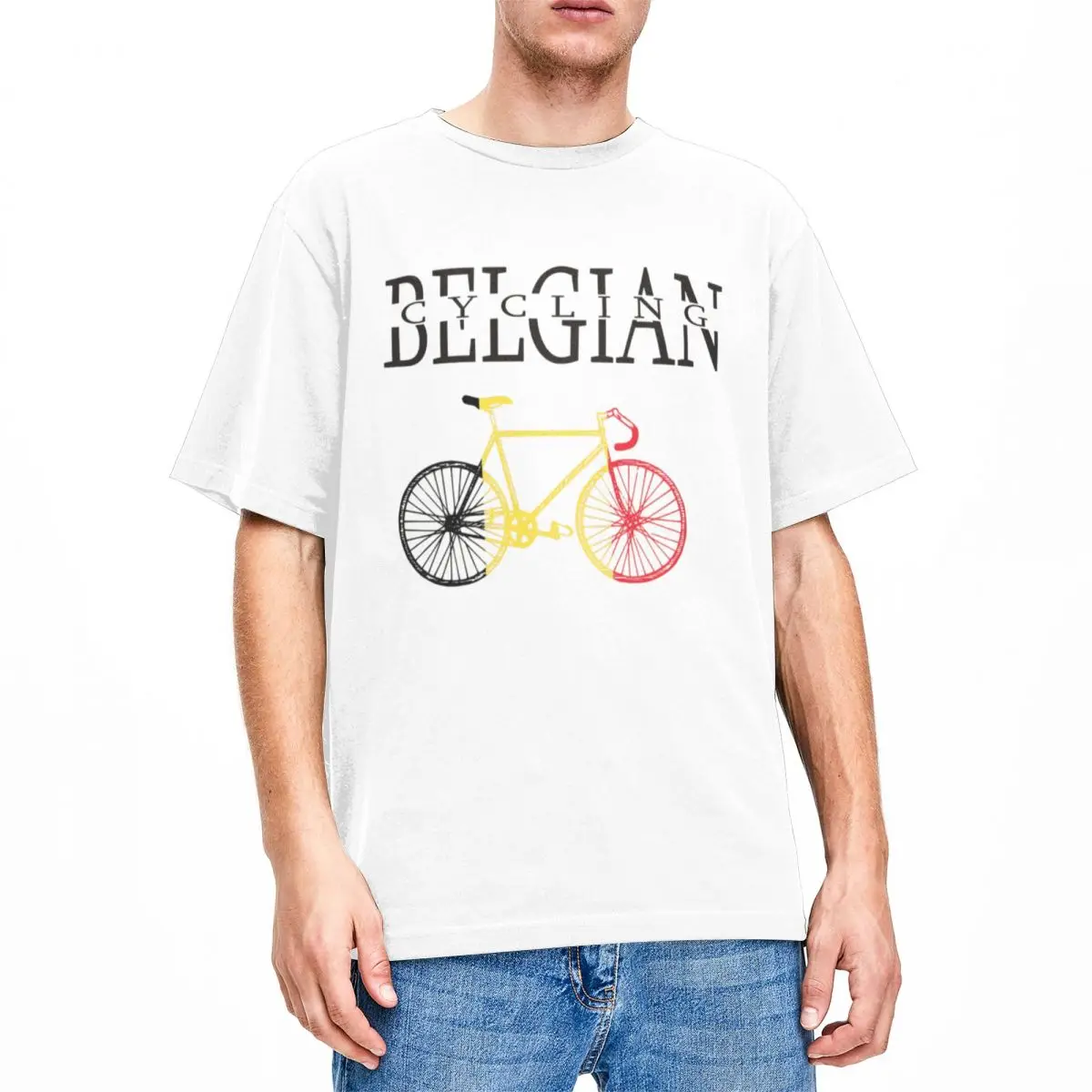 

Футболка Мужская/Женская хлопковая с коротким рукавом и круглым вырезом