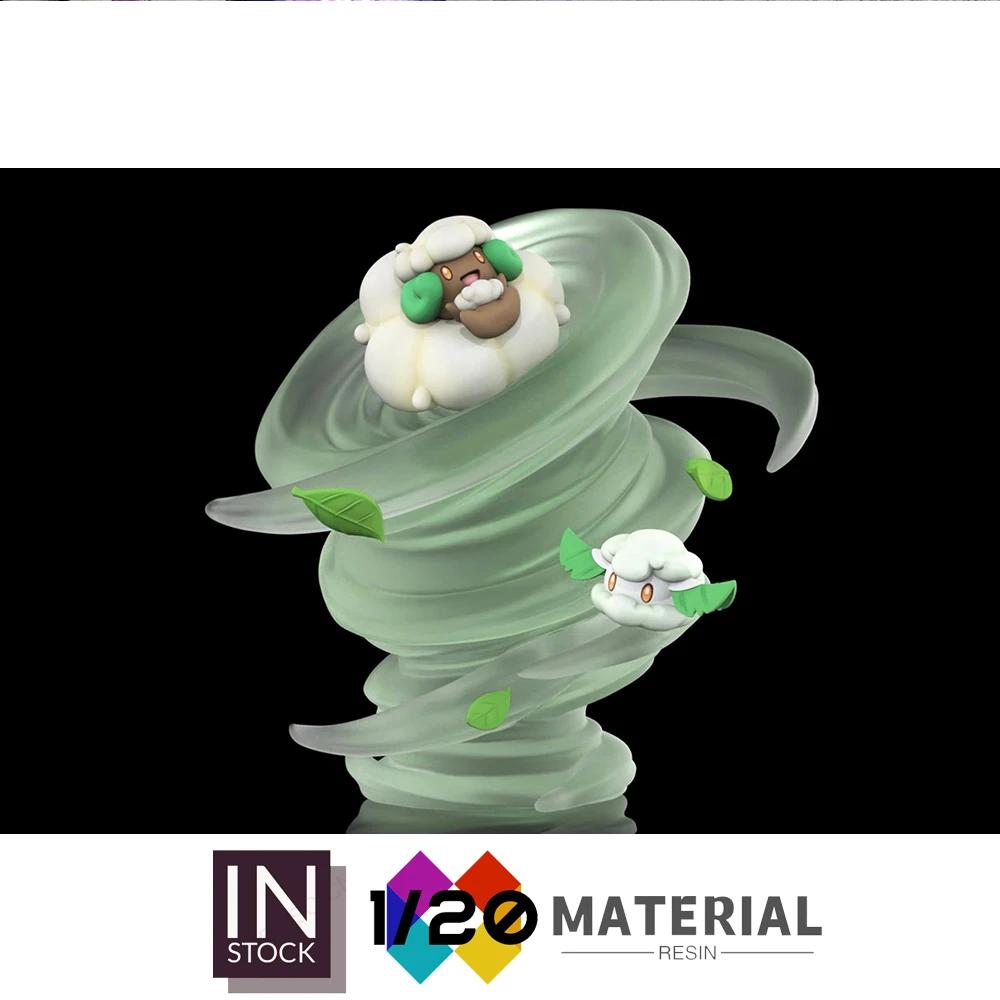 Фото [В наличии] World Resin Scale [JB] — Cottonee & Whimsicott, Hoppip, Skiploom & Jumpluff [Split RE-MENT] №3