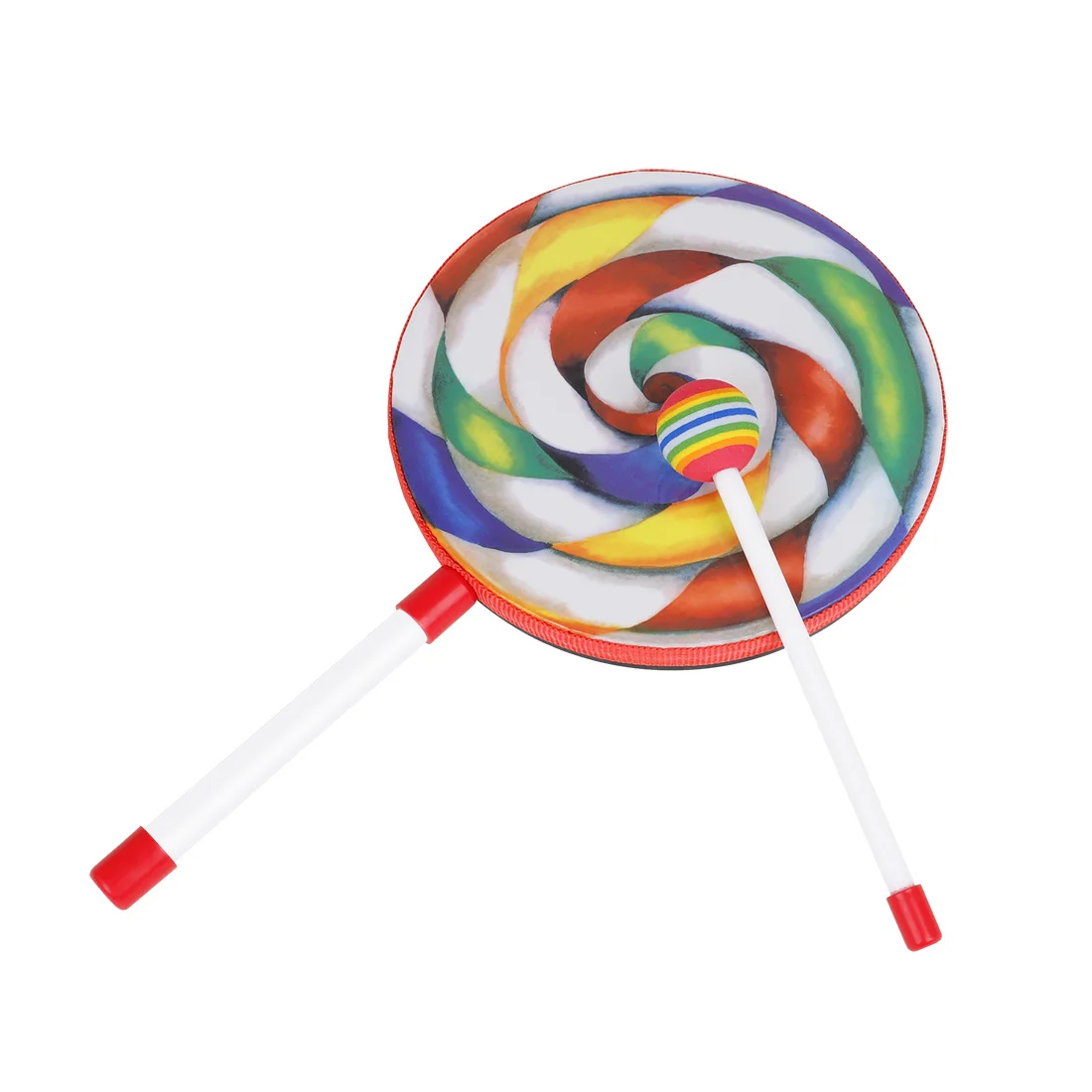 8 дюймовый перкуссионный инструмент в стиле леденец Orff портативный Тамбурин с