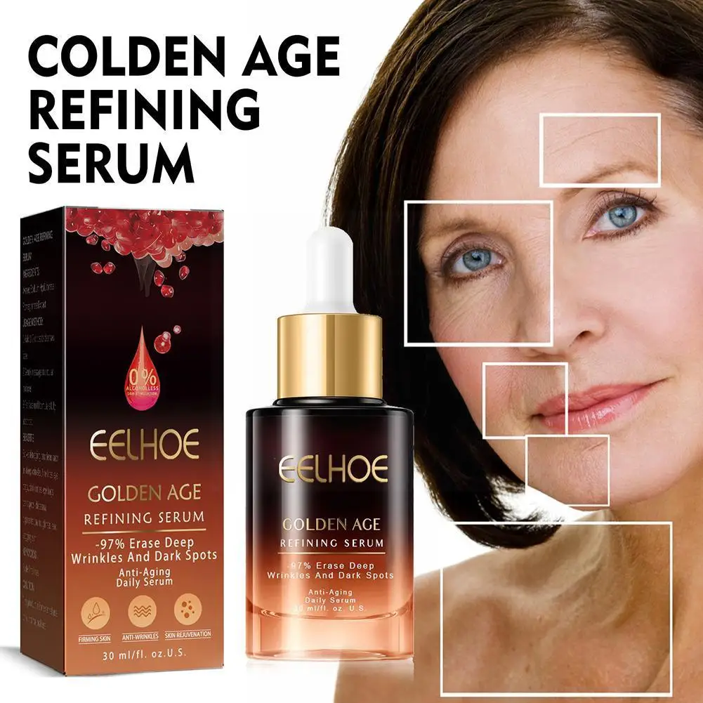 

Golden Age Refining Serum Essence Lighten Fine Lines Circles Moisturizing Hydrating Firming Essence Anti-wrinkle Dark Skin X5X2