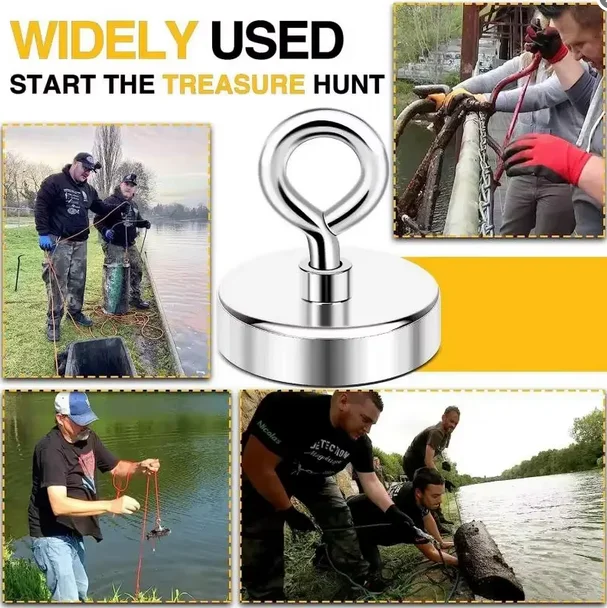 Супермощные неодимовые рыболовные магниты N52 крючки спасательные неодимовый