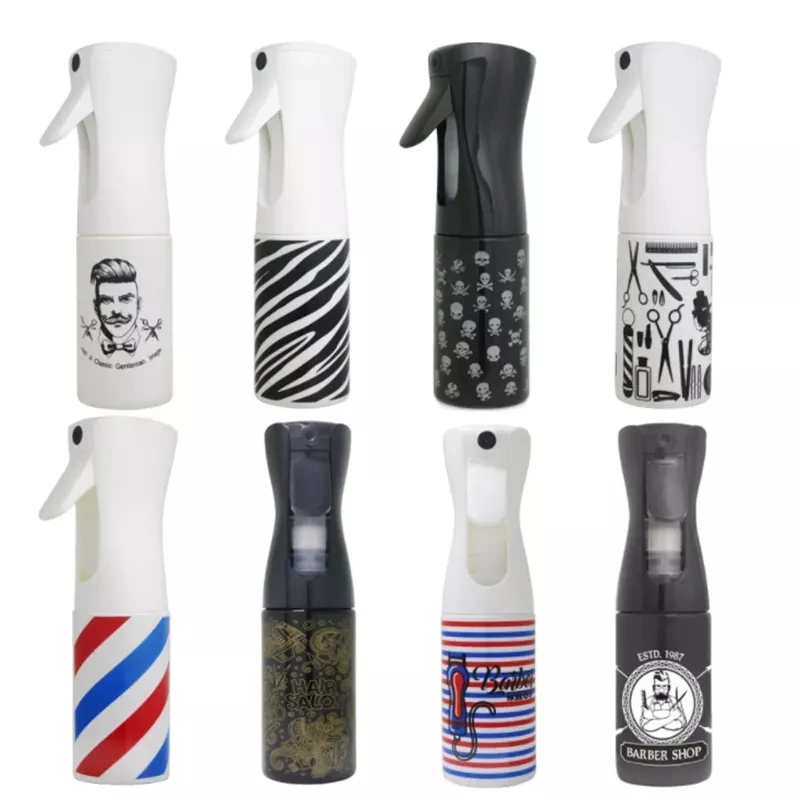 

200ml Hairdressing Spray Bottle Alcohol Disinfection Sprayer Continuous Fine Mist Air Pressure Water Bottle Makeup Styling Tool