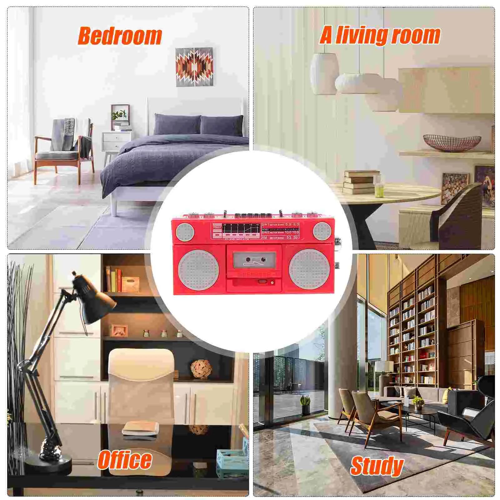 Ленточный рекордер модель декор цветные мини-украшения винтажные модели