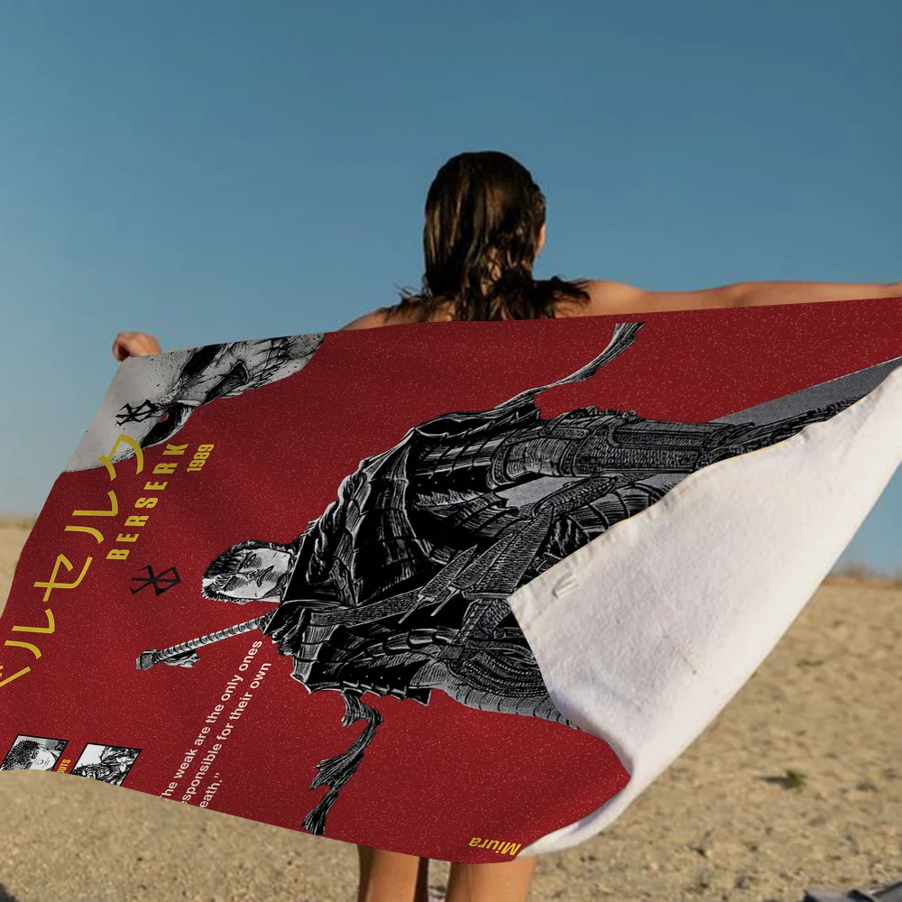 Пляжное полотенце из микрофибры абсорбирующее быстрое мягкое для йоги