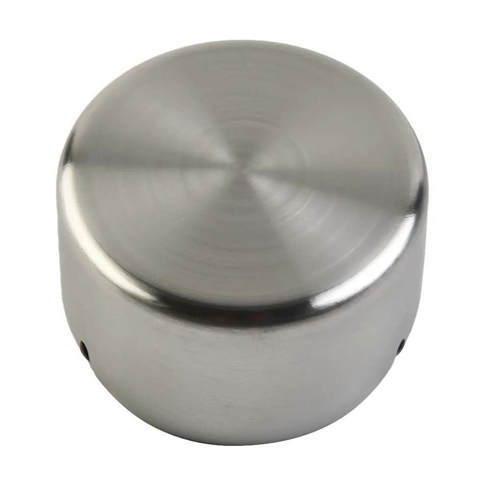 

1pc Desktop Silver Metal Gray Round Stainless Steel Ashtray Tray 8x5cm/10x5cm/ 12x5.3cm Restaurant And Outdoor Smoking Tools