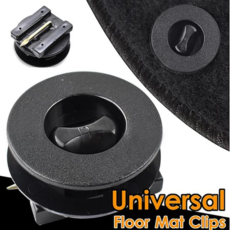 

Universal Car Floor Mounting Points Carpet Mat Mats Clips Fixing Grip Clamps