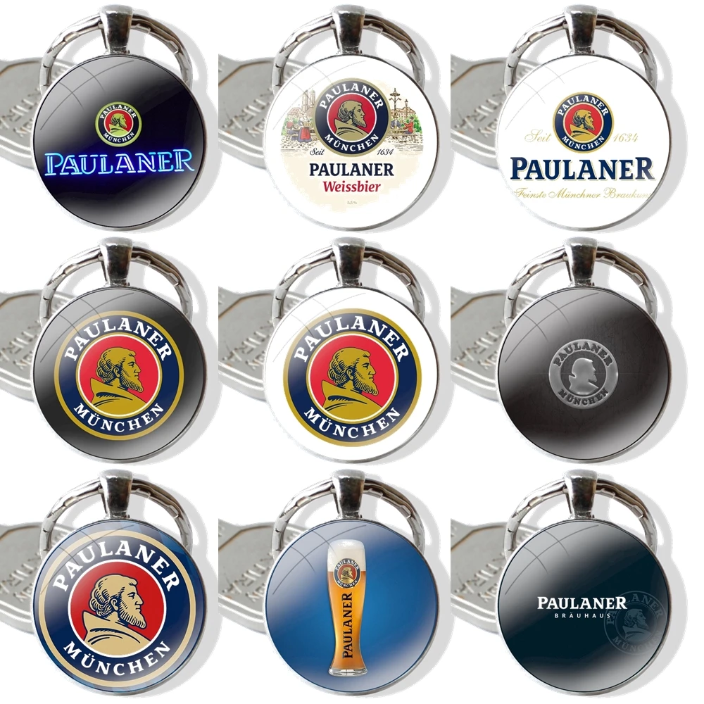 Модный мультяшный креативный дизайн, брелок для автомобильных ключей, стеклянный кабошон ручной работы