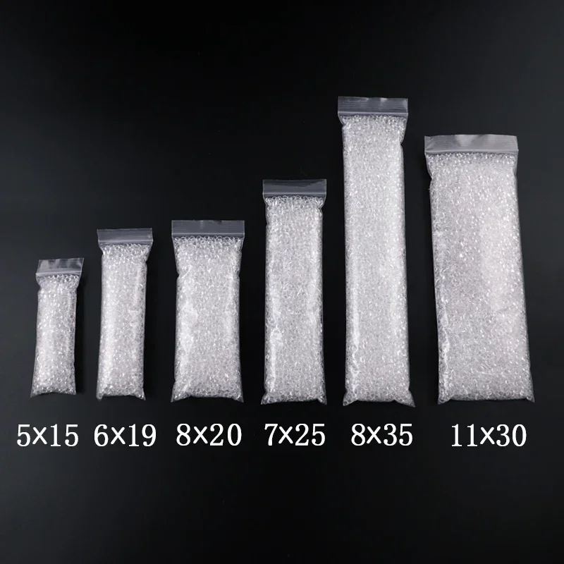 100 шт. самозапечатывающиеся пакеты с длинной полосой квадратный герметичный