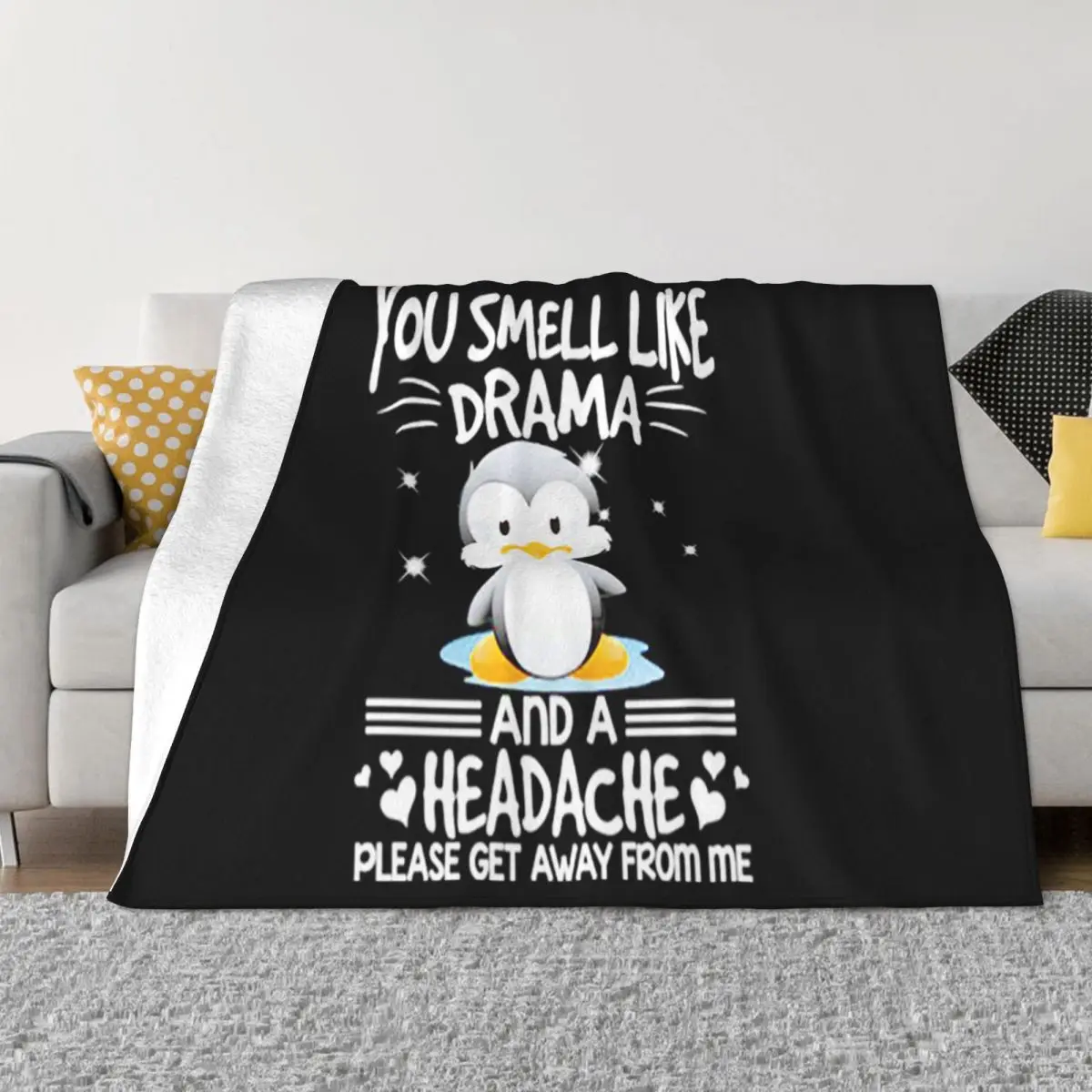 Пингвин который пахнет как драма и головная боль пожалуйста убедитесь от меня