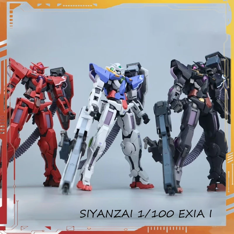 Фото Новая модель Siyanzai KO Exia i GN-001, экшн-фигурка, масштаб 1/100, сборная модель, комплект 00, аниме-фигурка, декор комнаты, подарок на день рождения №1