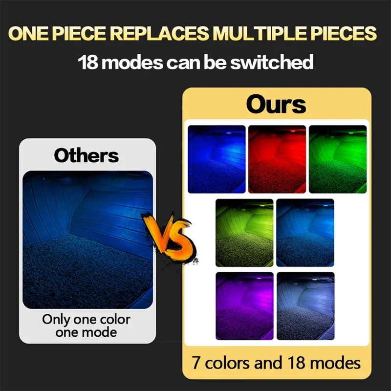 Аксессуары для интерьера автомобиля внешнее пространство лампа RGB сиденья