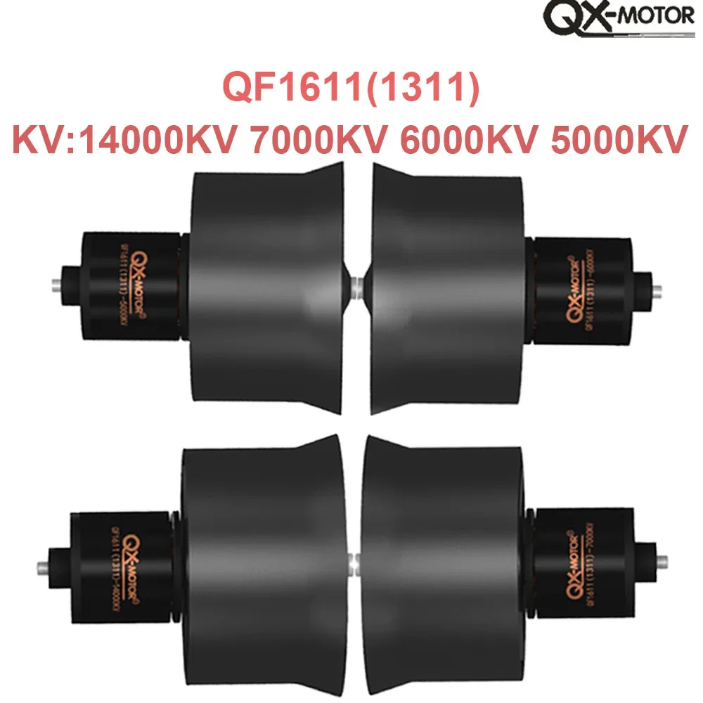QX-Motor QF1611 14000KV 7000KV 6000KV 5000 кв бесщеточный двигатель 30mm 6 Blades Ducted Fan EDF для самолетов DIY