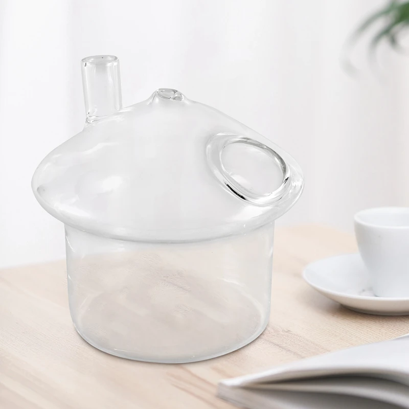 Подвесная стеклянная ваза в форме гриба аквариум для террариума контейнер