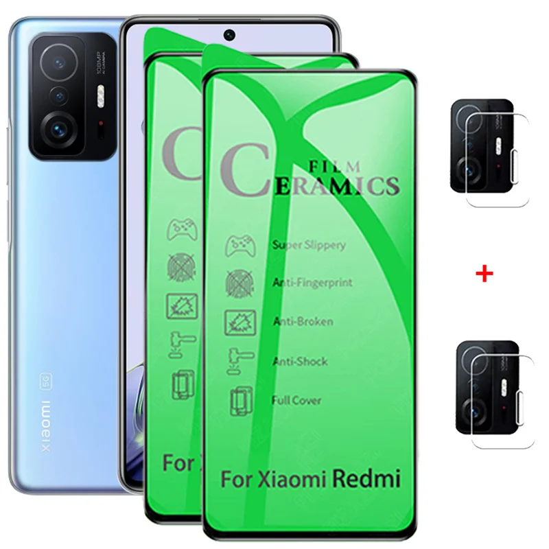 

HD Ceramic Film For Xiaomi 11T Pro 12 X Soft Glass Xiaomi Mi 11 Lite 5G NE Screen Protector Mi11 Ultra 11i 12X 11 T Camera Lens