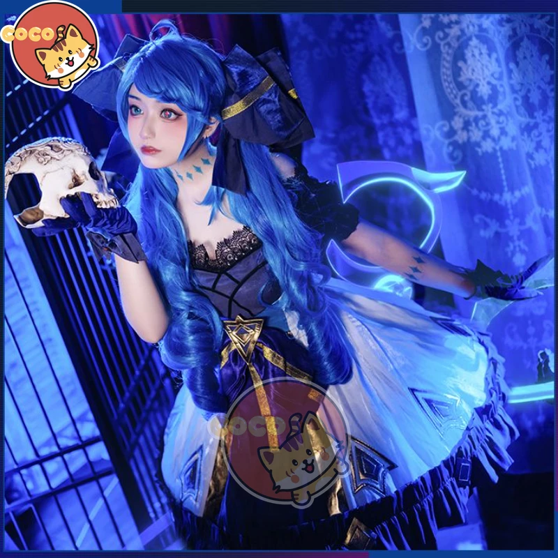 

CoCos-SS Game LOL Gwen cosplay costume Game cos League of Legends cosplay New Hero Gwen Lolita costume With Cosplay Wig