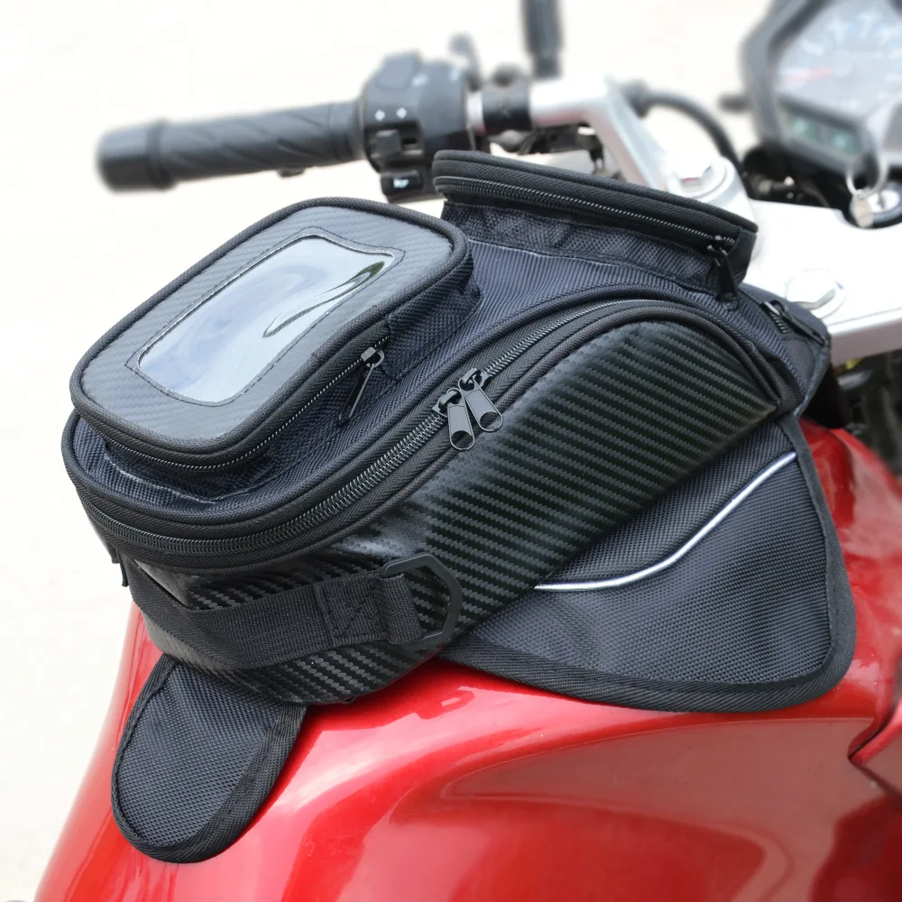 

Hot Selling Motorcycle Fuel Tank Bag Strong Magnet Messenger Single Shoulder Bag Travel Bag Waterproof Navigation Bag