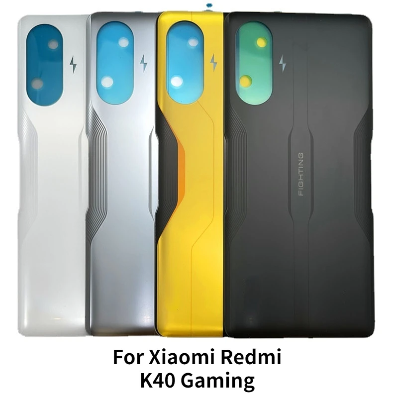 

For Xiaomi Redmi K40 Gaming Edition Rear Housing Cover Back glass Cover Back Door Replacement Hard Battery Case