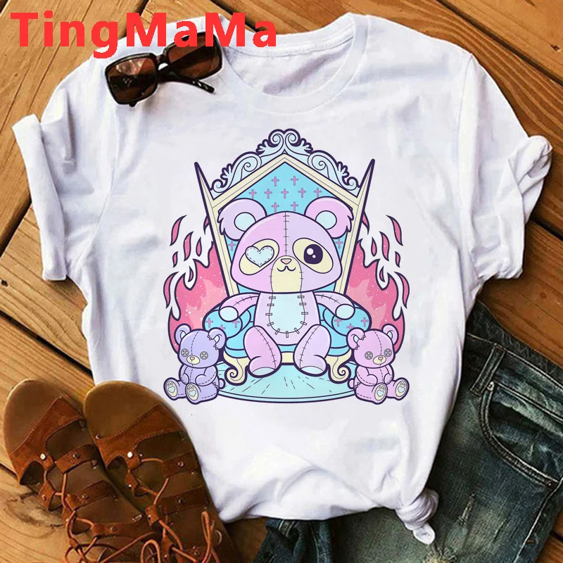 

Pastel Goth Tee men Японские футболки Мужская аниме одежда