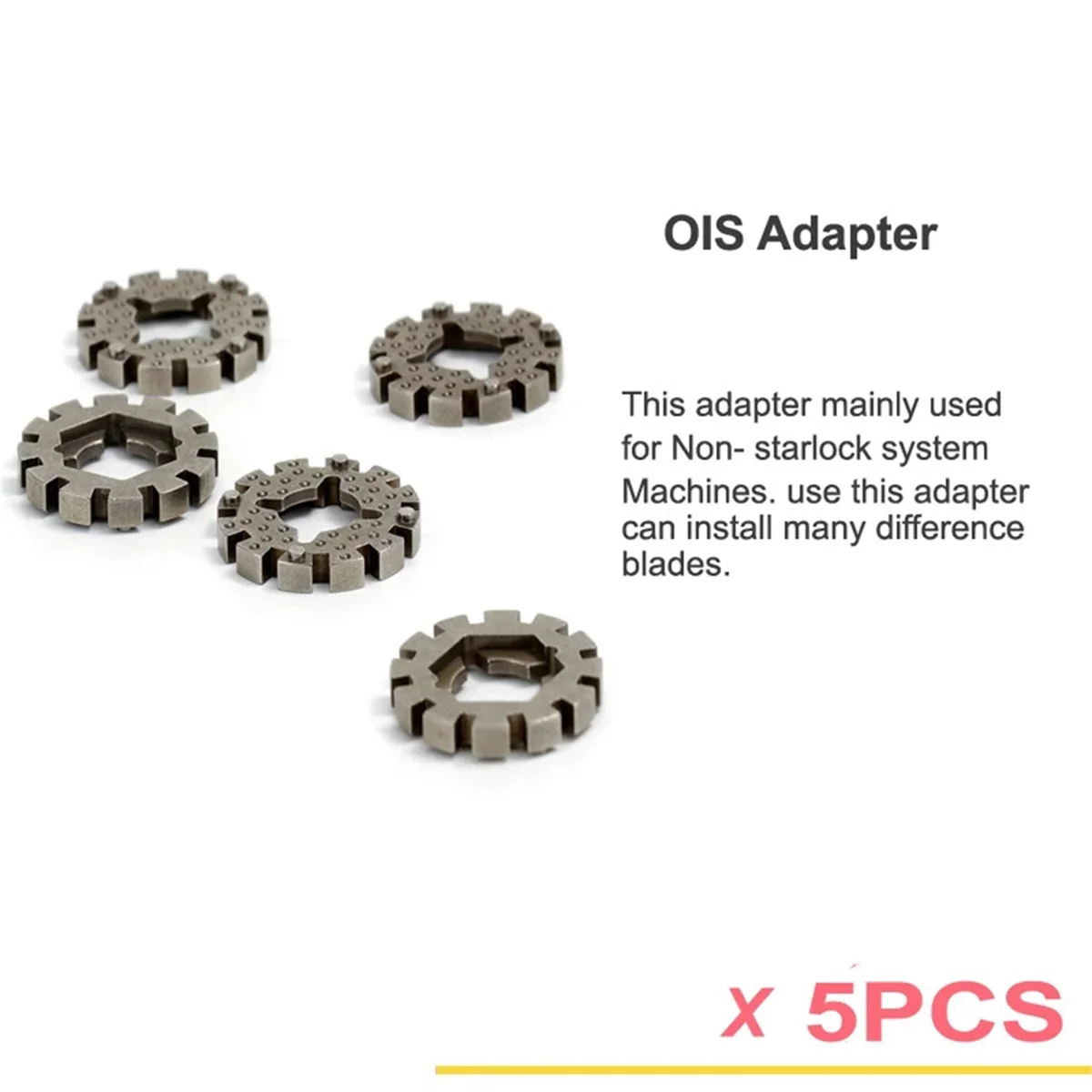 5 Pcs Oscillating Saw Blades Adapters Circular Star Lock Adapter Universal Quick Release OIS