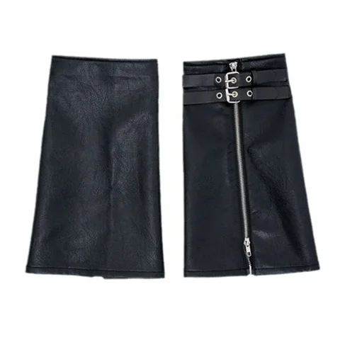 Кожаные гетры Harajuku