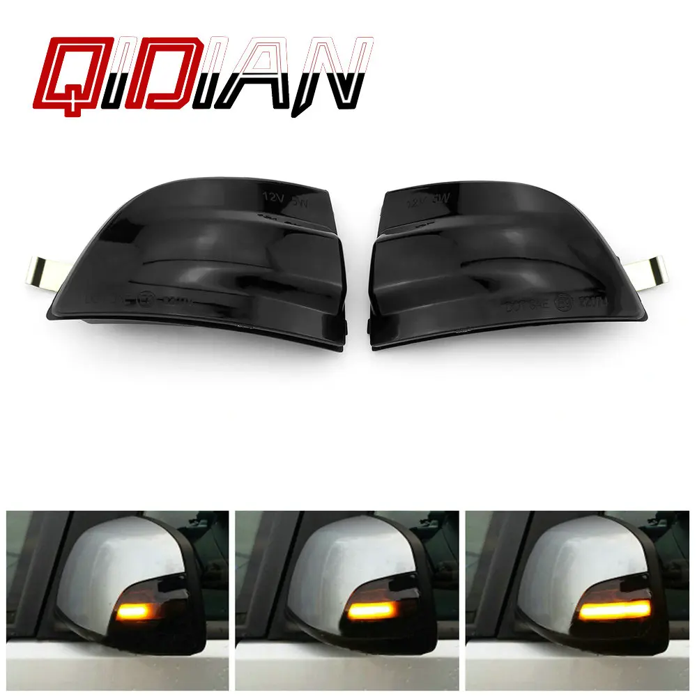 

r Ford Focus 2 MK2 2004 2005 2006 - 2008 LED Dynamic Turn Signal Blinker Lamp Sequential Side Rearview Mirror Indicator Light