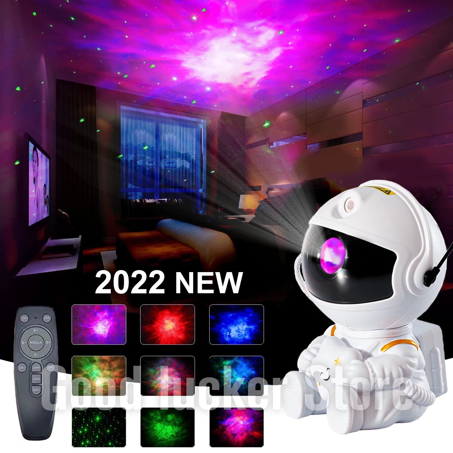 

2023 Astronaut Star Projector Starry Sky Projector Galaxy Lamp Night Light For Decoration Bedroom Home Decorative Children Gifts
