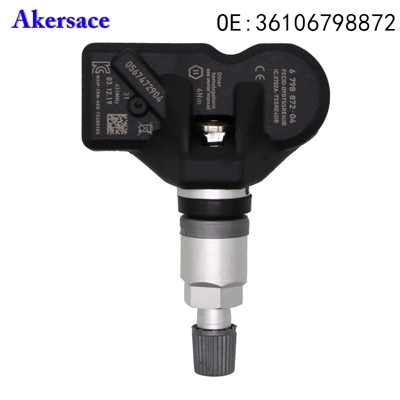 Датчик давления в шинах для BMW F01 F02 F06 F07 F10 F11 F12 F13 X1 X3 X4 Z4 E89 Mini R57 R58 R59 R60 R61 36106798872 |