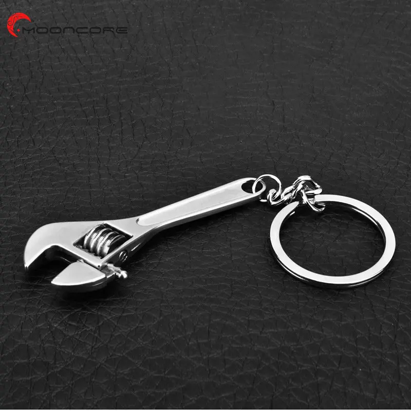 

MOONCORE Men Keychain Male Keyring Key Holder Mini Opening Activity Wrench Pendant Boyfriend Gift Souvenir Moto Car Keys Chains