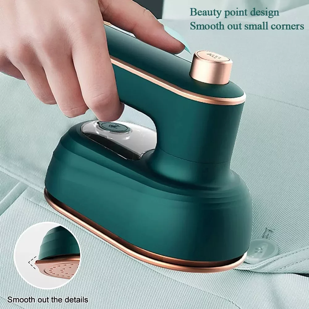 

Mini Garment Steamer Portable Steam Iron Wet And Dry Double Steam Generator Fast Heat Mini Ironing Machine Home Travelling
