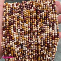 natural mookaite stone loose beads high quality 2mm 3mm 4mm faceted round diy gem jewelry making accessories 38cm a4442
