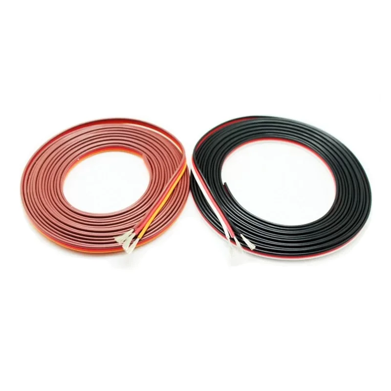 Фото 5 метров 26AWG/22AWG JR Futaba удлинительный кабель сервопривода 30/60 сердечник с защитой от помех для радиоуправляемой модели DIY аксессуары №2