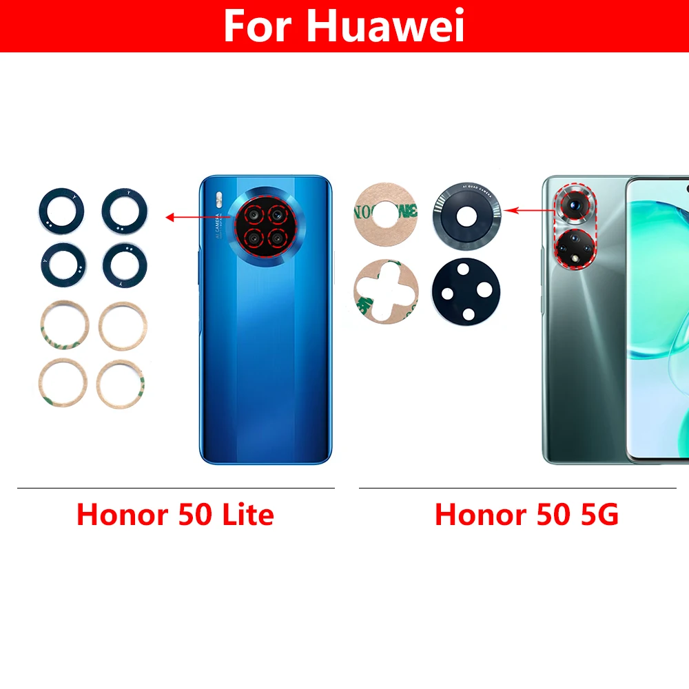 Оригинал для Huawei Honor 9X V20 V30 10 10i 20i 10X 20S 30S 30 Pro 50 зеркальная задняя камера стеклянный