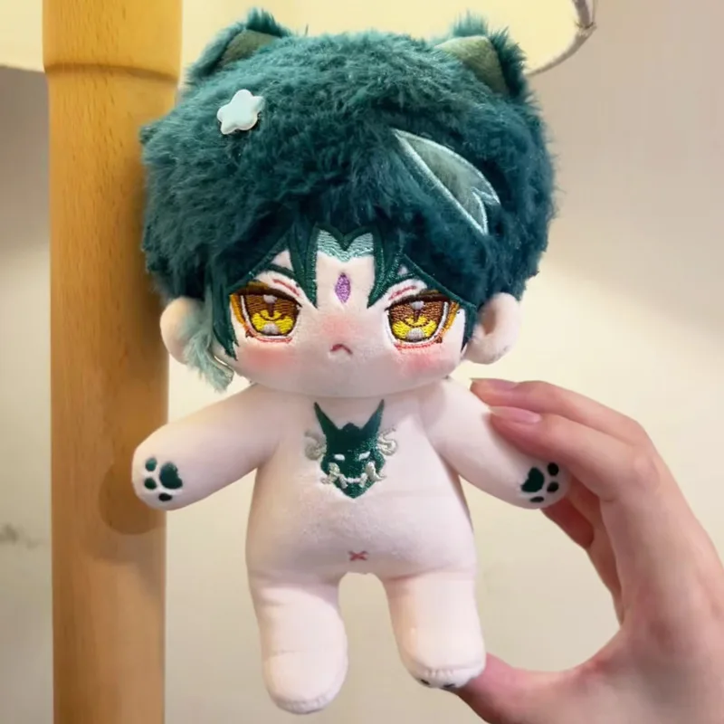 Genshin Impact Xiao плюшевые игрушки Zhongli alhaiтема Wriothesley Плюшевые Куклы Kawaii мягкие