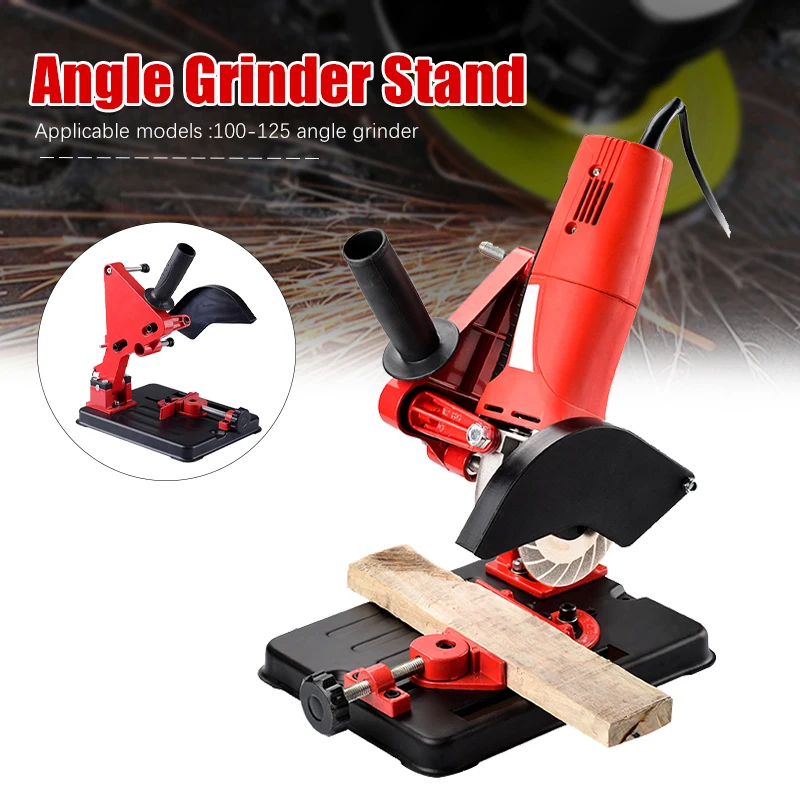 

Angle Grinder Stand Angle Grinder Bracket Holder Support for 100-125 Angle Grinder DIY Cutting Stand Power Tools Accessories