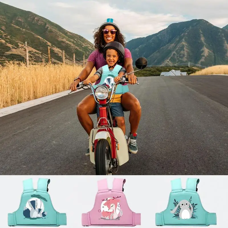

1pc Kids Motorcycle Harness Motocross Toddler Harness Leashes Adjustable Child Reflective Safety Belt Motorcycle Accessories