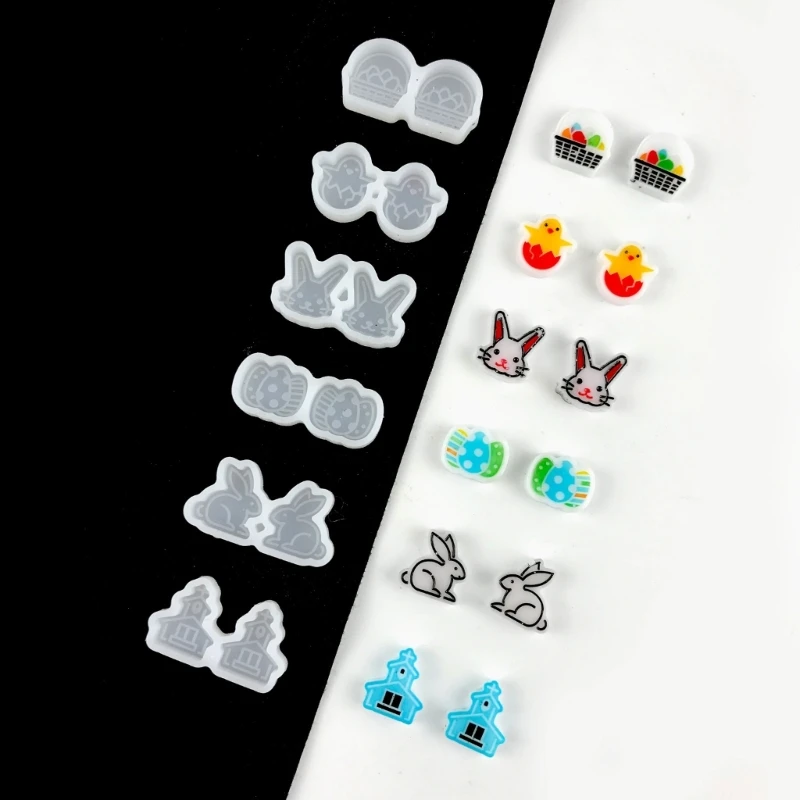 

Серьги-гвоздики из эпоксидной смолы