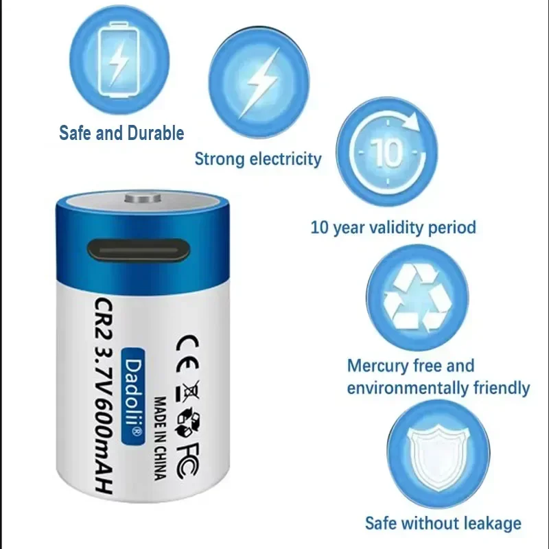 Литий-ионный аккумулятор для цифровой камеры 3 7 в CR2 600 мАч