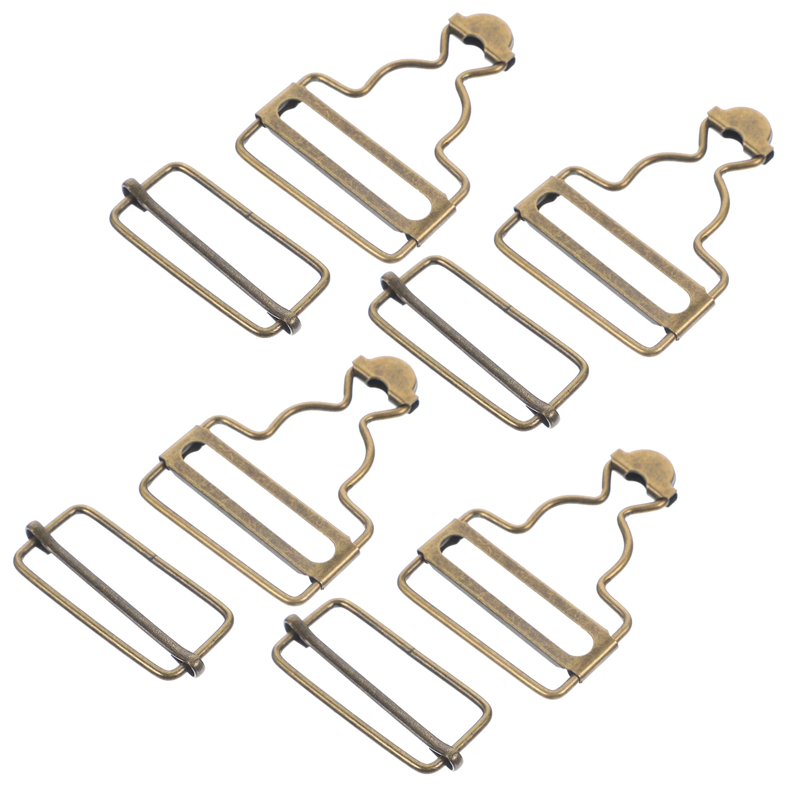 4-шт. Пряжки наручи для брюк нагрудник брюки пуговицы металлический офисный