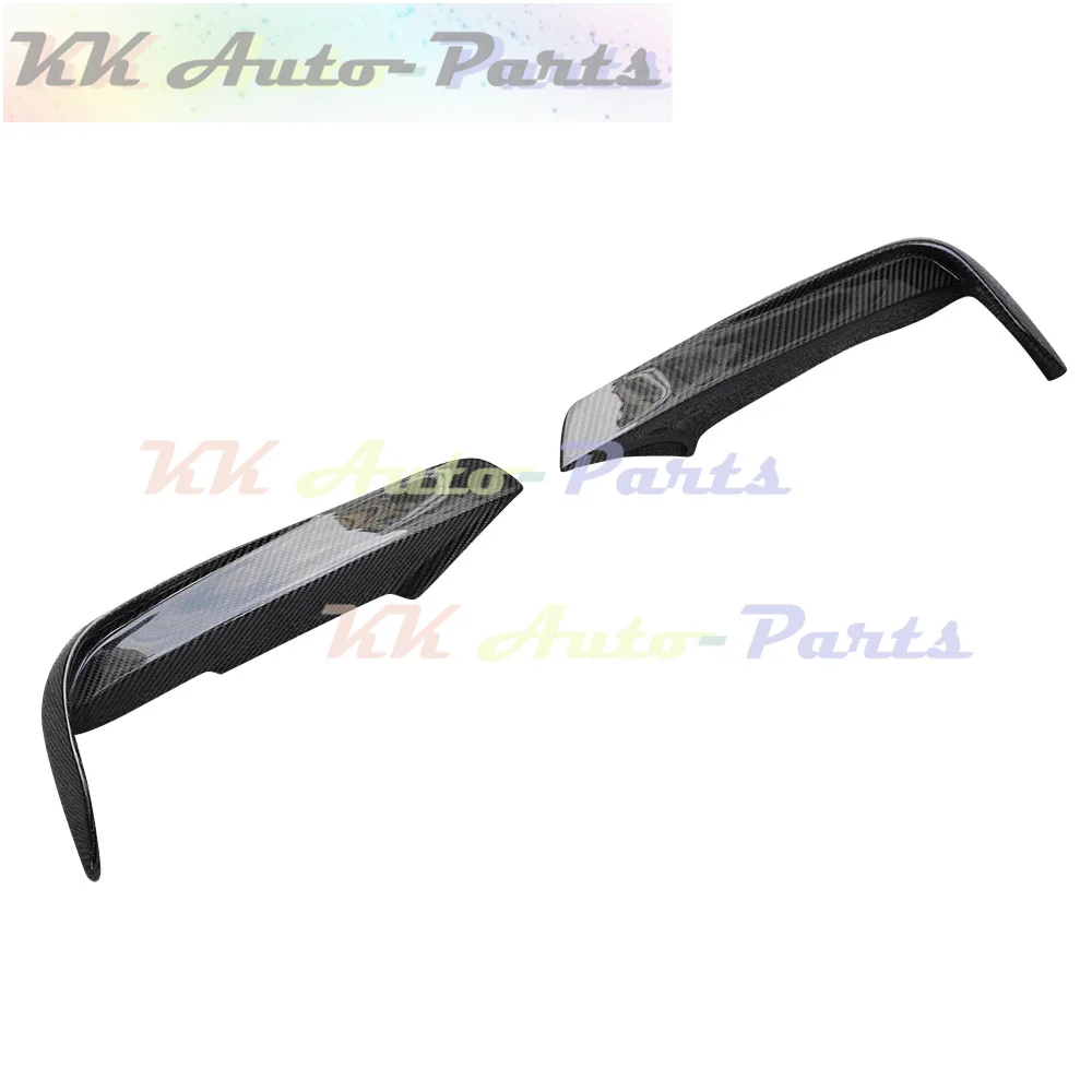2 шт. передний бампер из углеродного волокна боковой разветвитель плавников Canard