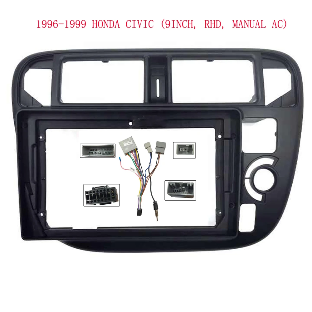Автомобильный радиоприемник 9 дюймов для Honda Civic 1996 1997 1998 1999 автомобильный Android MP5