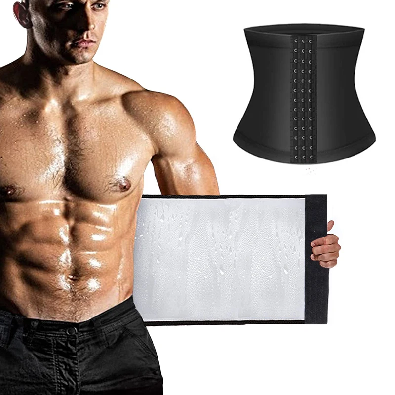 

Waist Trimmer for Women & Men Waist Trainer Sweat Belt Body Shaper Band Upgraded Tummy Control Girdle Sauna Workout Corset Fajas