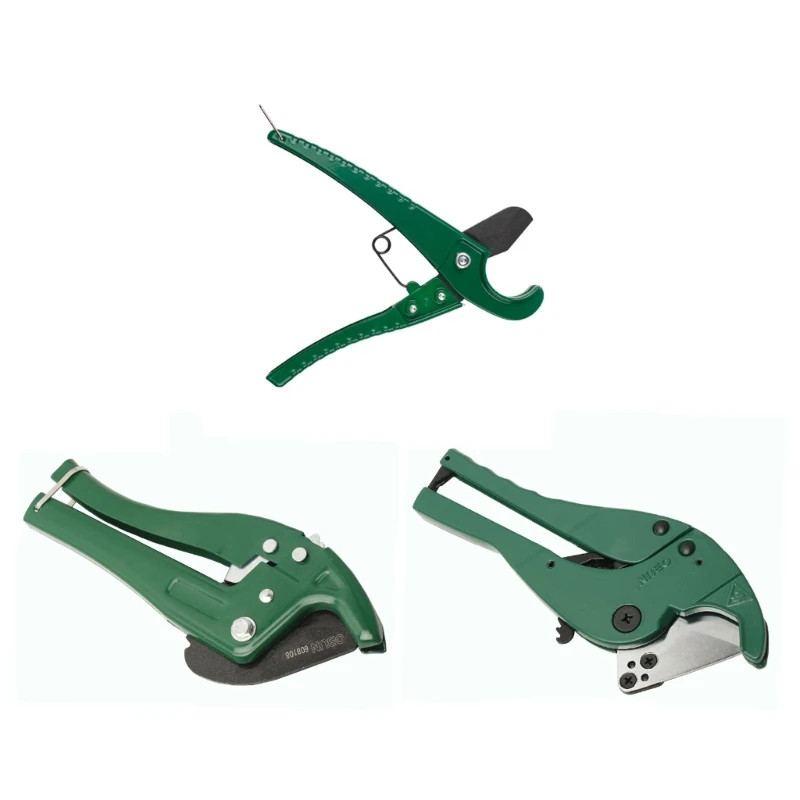 

Ratchet PVC Pipe Cutter for PEX PVC PE Pipe Plumbers Cutting Hand Tools