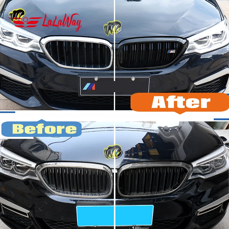 Для BMW 5 серии 525li 530 M5 2018 2019 2020 2021 сетка с Сотами противотуманная деталь открытая