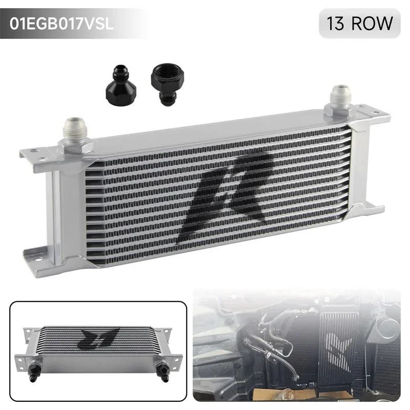 Алюминиевый 13-рядный масляный радиатор AN8 с многослойной пластиной адаптер AN6